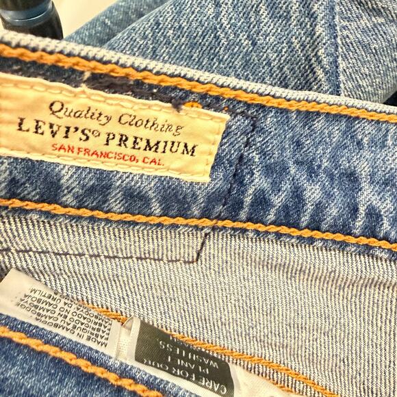 Levi's Premium Wedgie Bootcut Jeans Medium Wash High Waist Womens Size W24 L32 - Picture 11 of 13